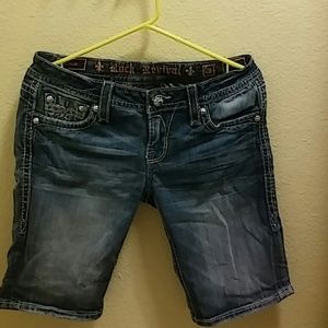 ROCK REVIVAL quality Jean shorts